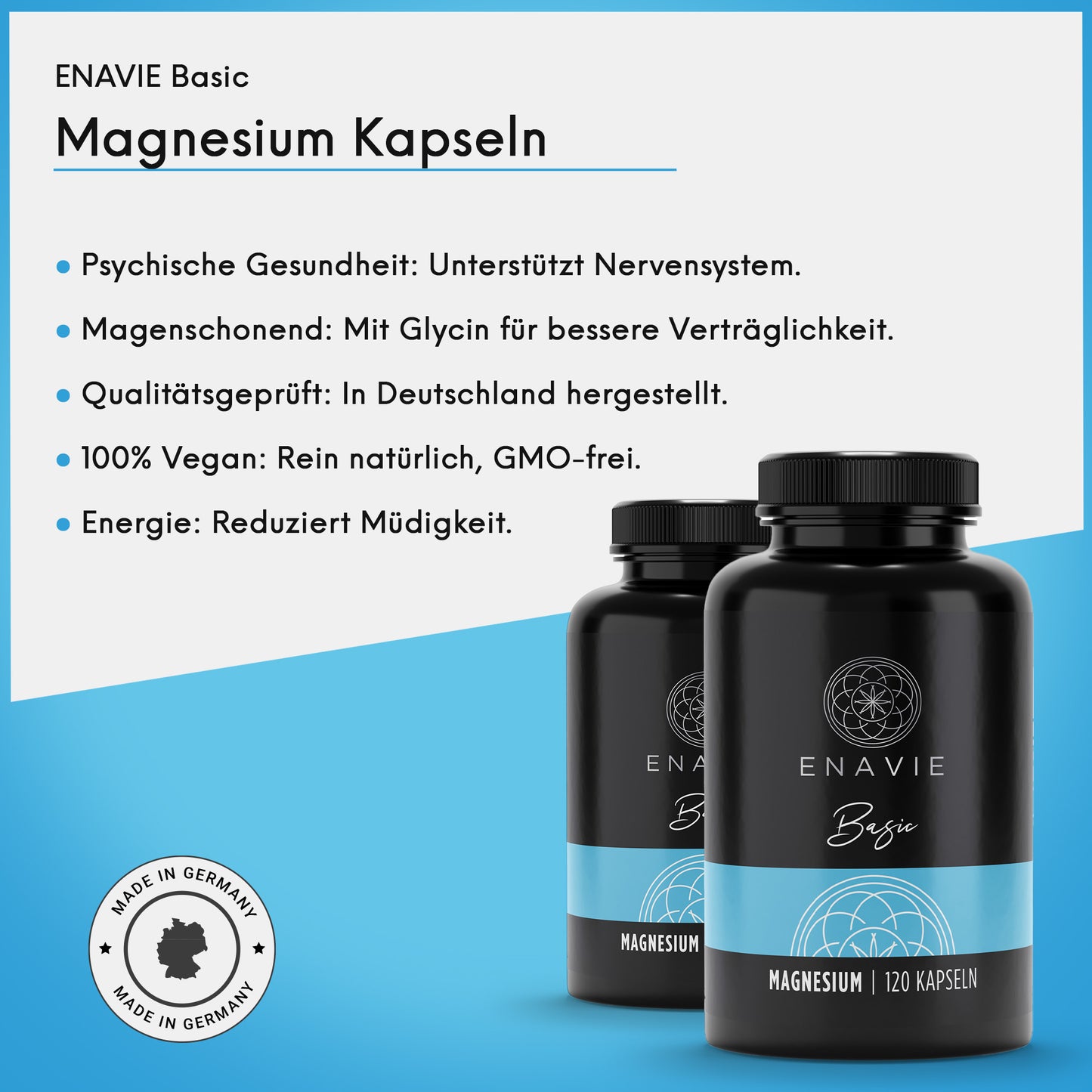 
                  
                    ENAVIE Basic - Magnesium Kapseln
                  
                