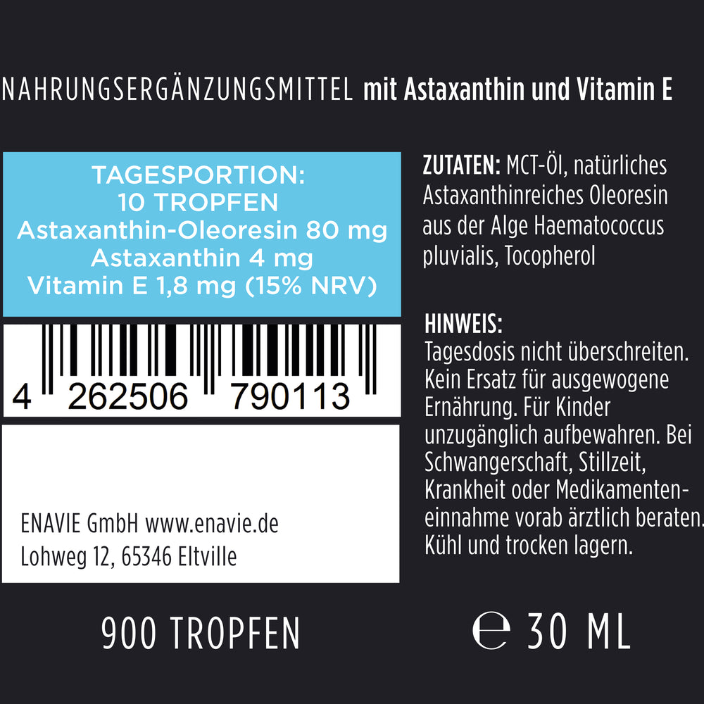 
                  
                    ENAVIE Basic - Astaxanthin + Vitamin E Tropfen
                  
                