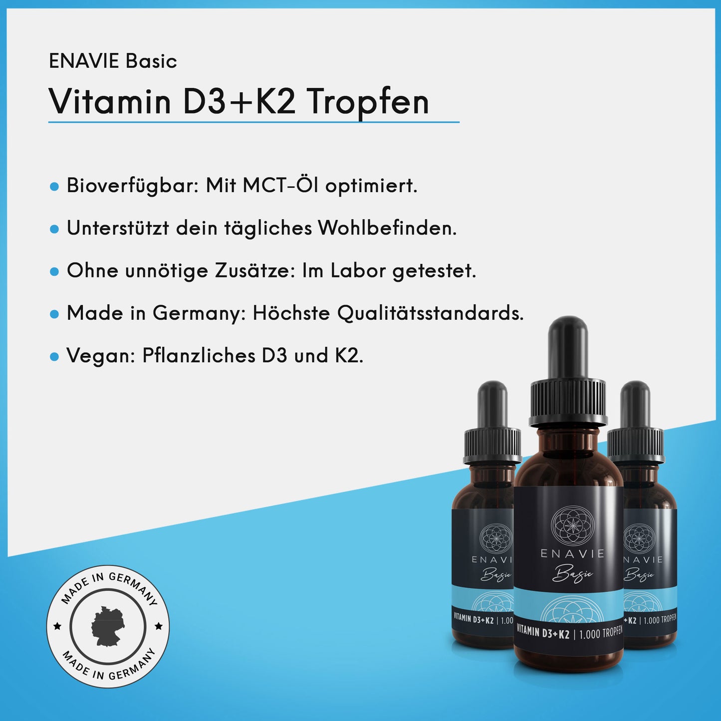 
                  
                    ENAVIE Basic - Vitamin D3+K2 Tropfen
                  
                