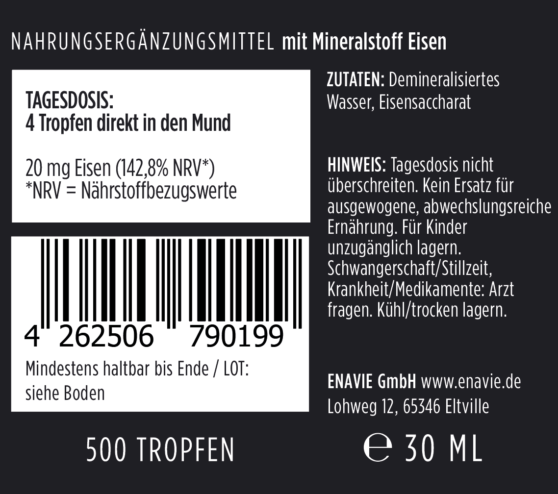 
                  
                    ENAVIE Basic - Eisen Tropfen (5 mg / Tropfen)
                  
                