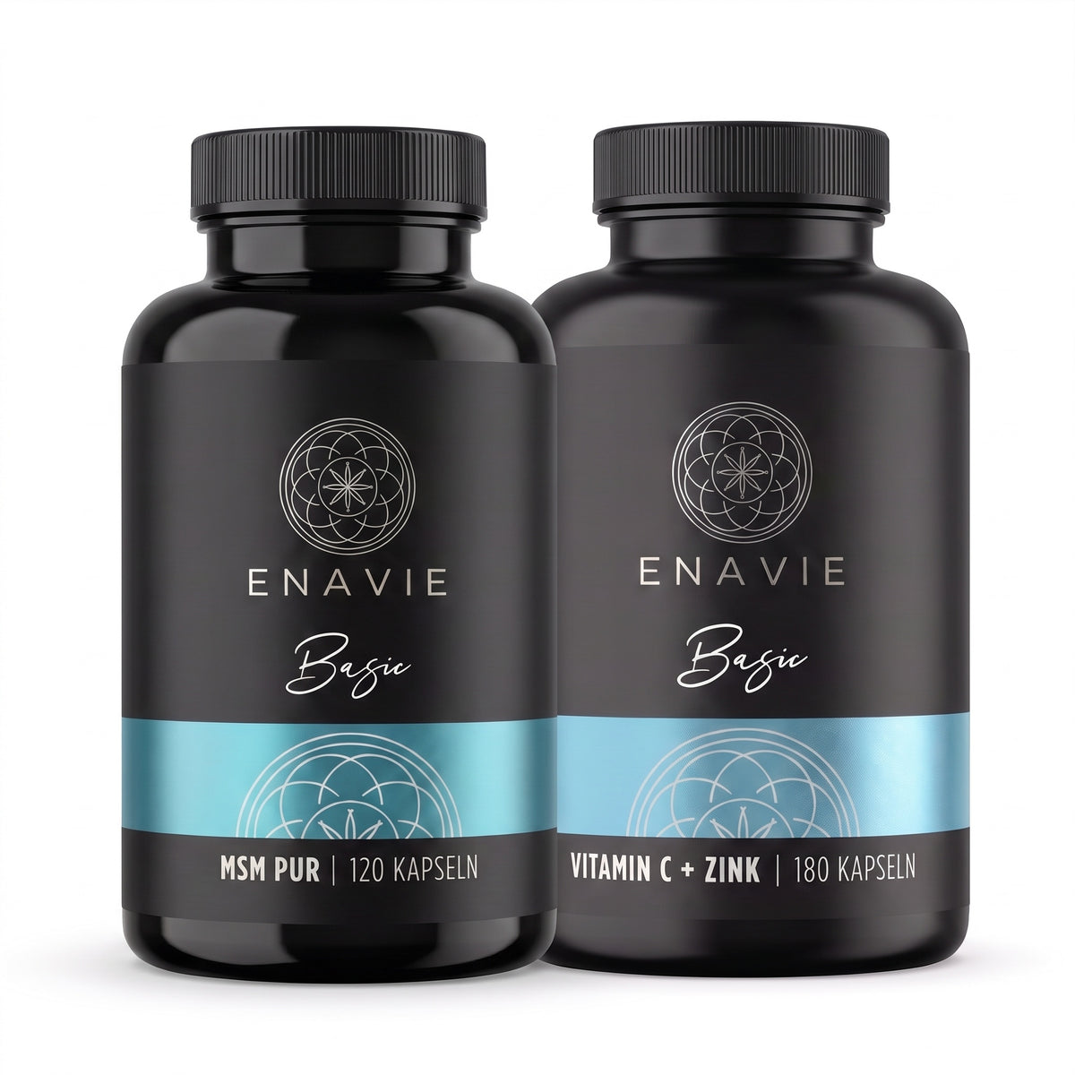 Gelenk Duo-Paket: ENAVIE Basic MSM PUR Kapseln und Vitamin C + Zink Kapseln