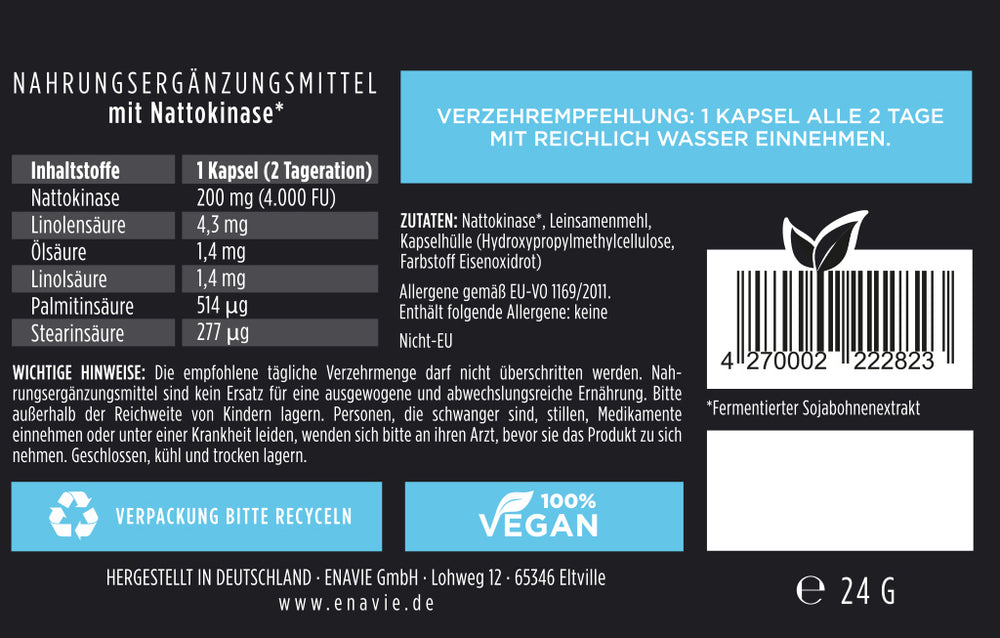 
                  
                    ENAVIE Basic - Nattokinase Kapseln
                  
                