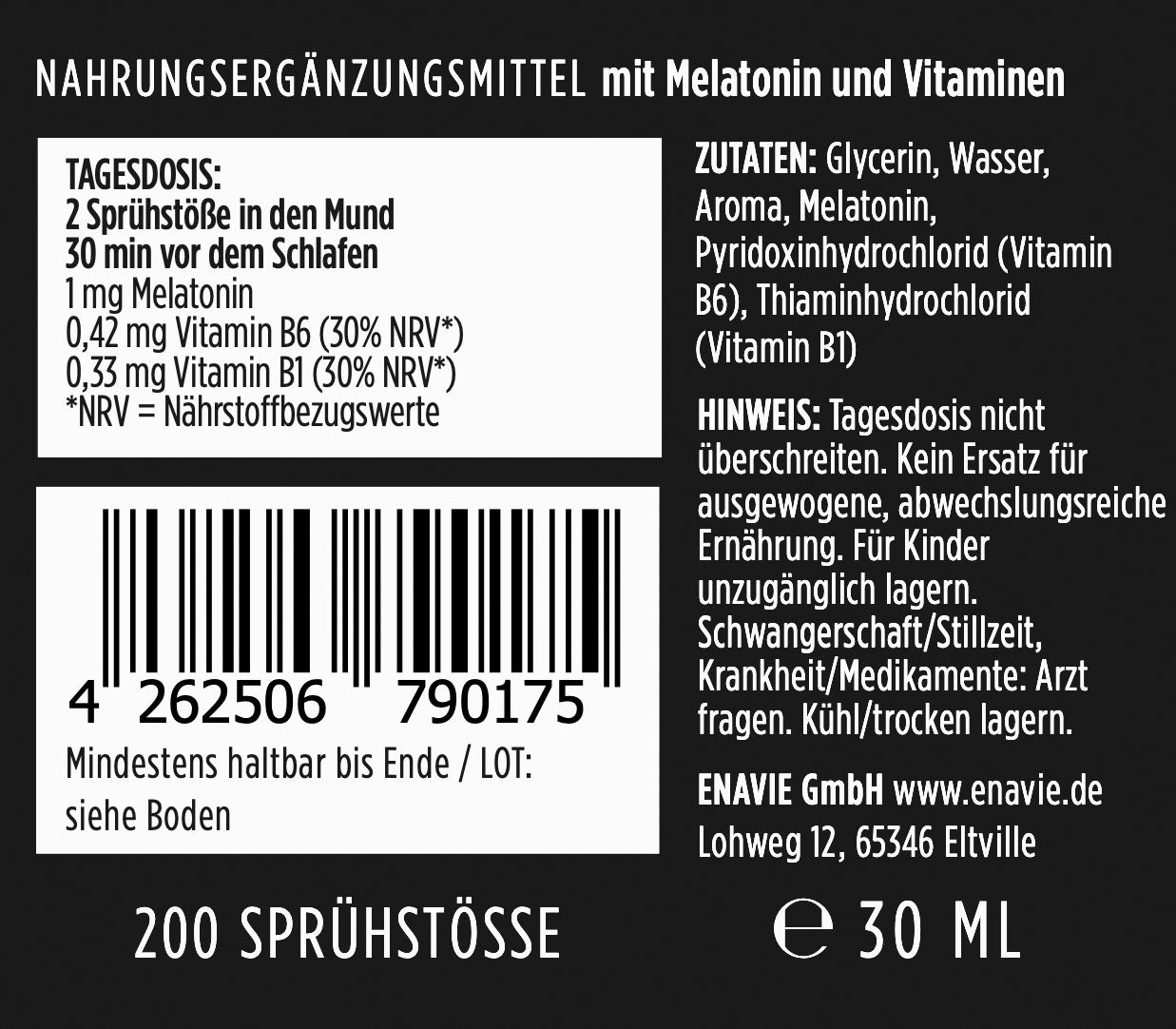 
                  
                    ENAVIE Basic - Melatonin Spray
                  
                