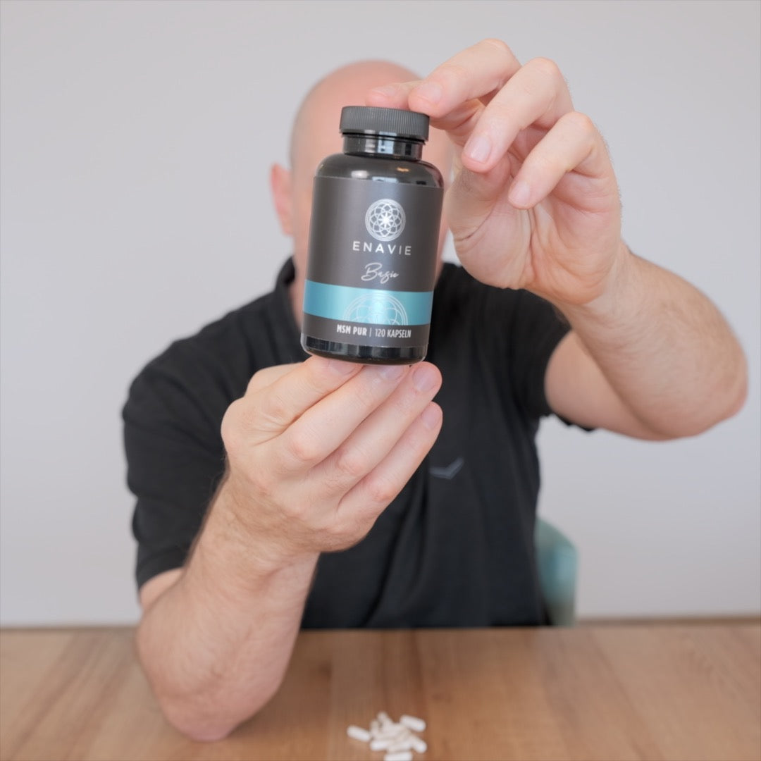 
                  
                    Video in der Galerie ansehen und abspielen, Produktvideo MSM PUR Kapseln (2.120 mg)
                  
                