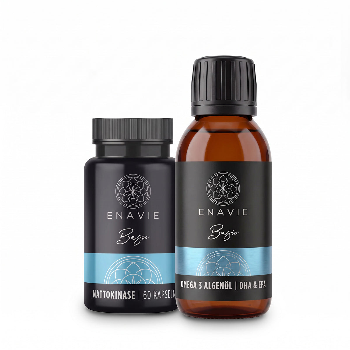 Spike Detox-Paket: Nattokinase Kapseln und Omega 3 Algenöl